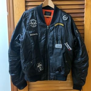 Red Fox military style flight Jacket